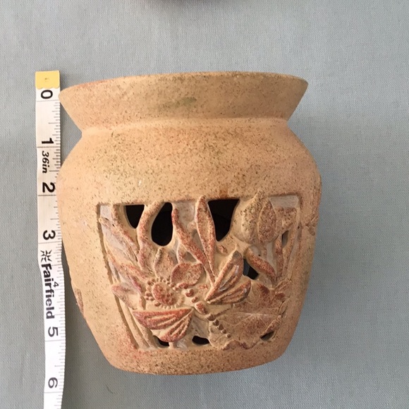 Yankee Candles Tart Wax Burner Terra Cotta Look - Picture 6 of 8